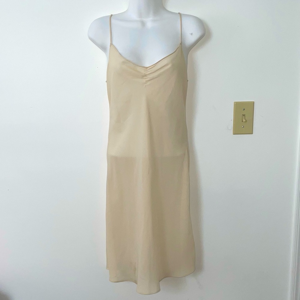 SOLD Milly Vintage Cream Sheer Slip